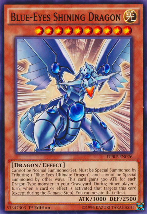 Blue-Eyes Shining Dragon [DPRP-EN026] Common | Arkham Games and Comics