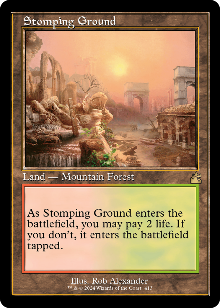 Stomping Ground (Retro) [Ravnica Remastered] | Arkham Games and Comics