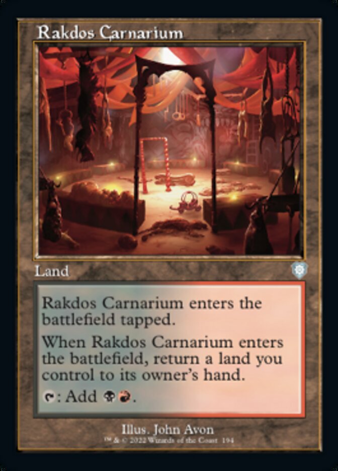 Rakdos Carnarium (Retro) [The Brothers' War Commander] | Arkham Games and Comics
