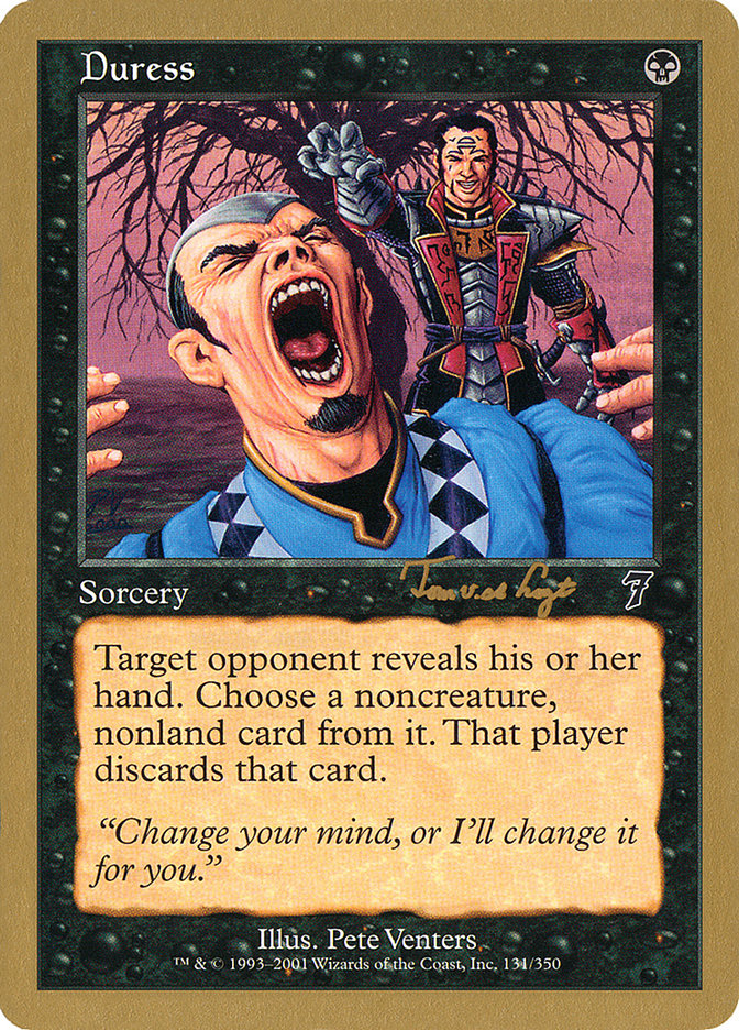 Duress (Tom van de Logt) [World Championship Decks 2001] | Arkham Games and Comics