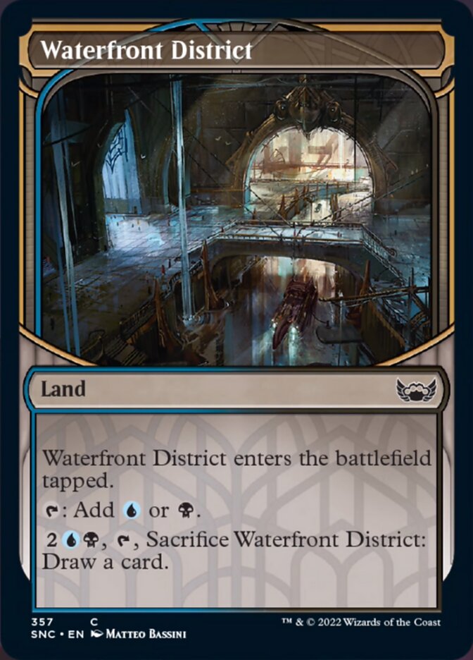 Waterfront District (Showcase Skyscraper) [Streets of New Capenna] | Arkham Games and Comics