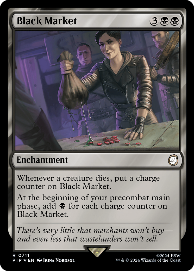 Black Market (Surge Foil) [Fallout] | Arkham Games and Comics