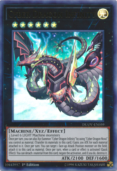 Cyber Dragon Infinity [DUOV-EN059] Ultra Rare | Arkham Games and Comics