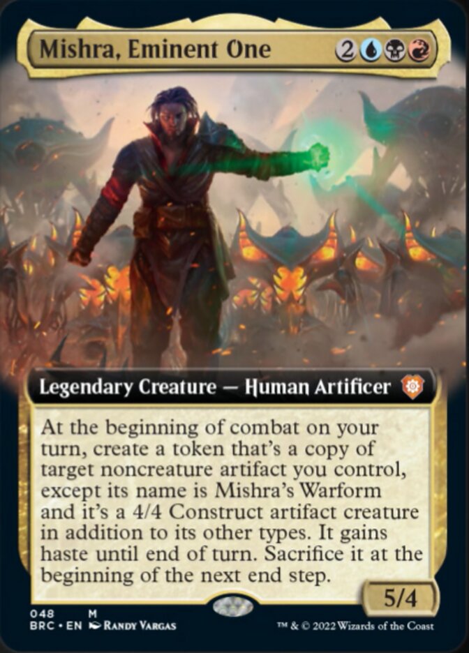 Mishra, Eminent One (Extended Art) [The Brothers' War Commander] | Arkham Games and Comics