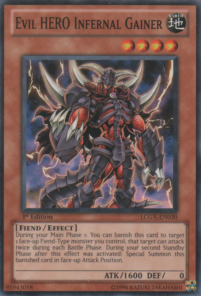 Evil HERO Infernal Gainer [LCGX-EN030] Common | Arkham Games and Comics