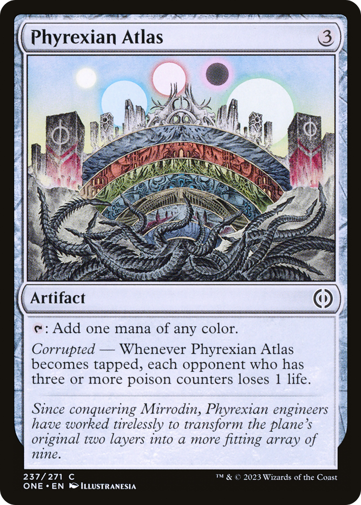 Phyrexian Atlas [Phyrexia: All Will Be One] | Arkham Games and Comics