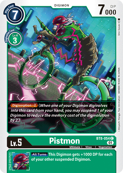 Pistmon [BT8-054] [New Awakening] | Arkham Games and Comics