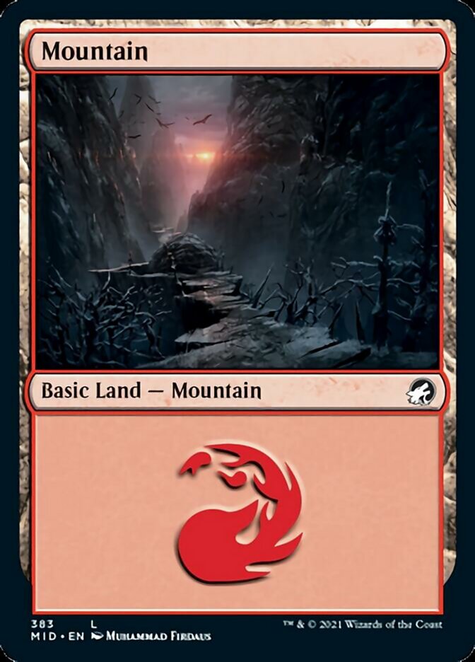 Mountain (383) [Innistrad: Midnight Hunt] | Arkham Games and Comics