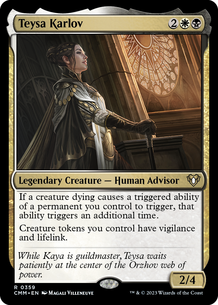 Teysa Karlov [Commander Masters] | Arkham Games and Comics