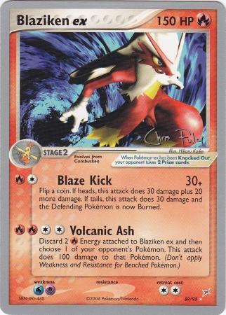 Blaziken ex (89/95) (Blaziken Tech - Chris Fulop) [World Championships 2004] | Arkham Games and Comics