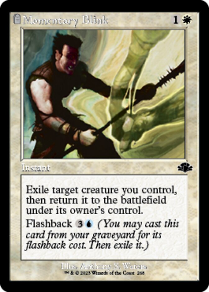 Momentary Blink (Retro) [Dominaria Remastered] | Arkham Games and Comics