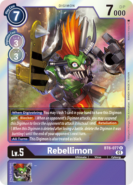 Rebellimon [BT6-077] [Double Diamond] | Arkham Games and Comics