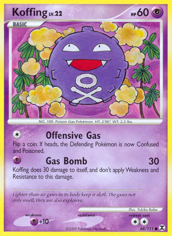 Koffing (68/111) [Platinum: Rising Rivals] | Arkham Games and Comics