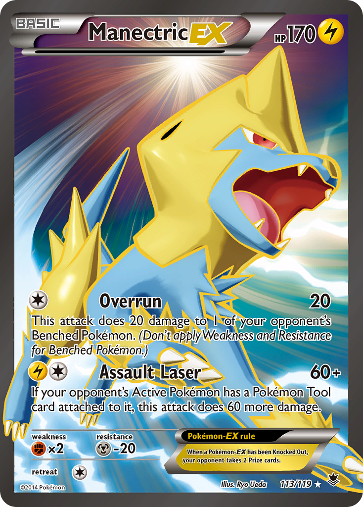 Manectric EX (113/119) [XY: Phantom Forces] | Arkham Games and Comics