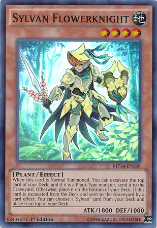 Sylvan Flowerknight [MP14-EN199] Super Rare | Arkham Games and Comics