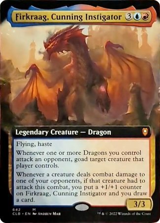 Firkraag, Cunning Instigator (Extended Art) [Commander Legends: Battle for Baldur's Gate] | Arkham Games and Comics