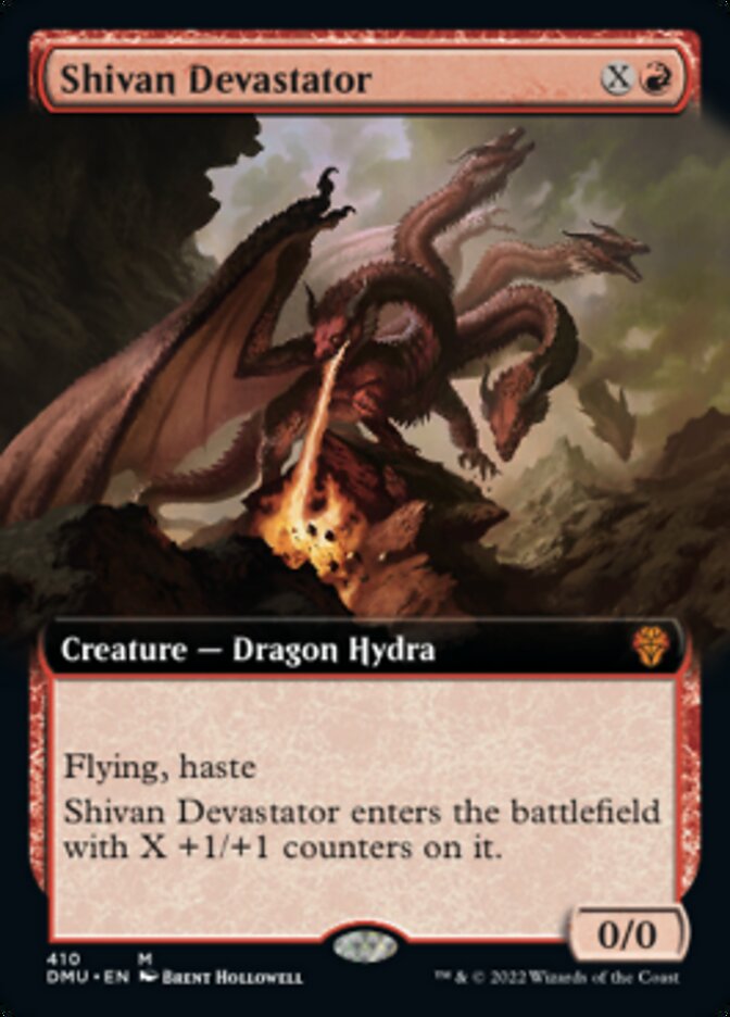 Shivan Devastator (Extended Art) [Dominaria United] | Arkham Games and Comics