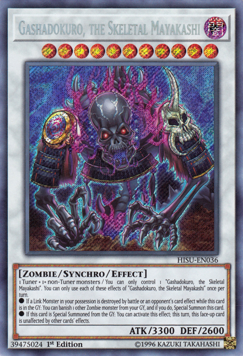 Gashadokuro, the Skeletal Mayakashi [HISU-EN036] Secret Rare | Arkham Games and Comics