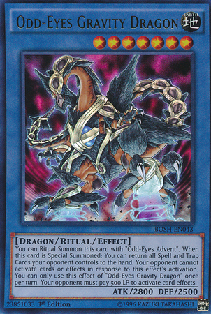 Odd-Eyes Gravity Dragon [BOSH-EN043] Ultra Rare | Arkham Games and Comics