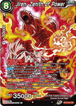 Jiren, Zenith of Power (BT14-014) [Cross Spirits] | Arkham Games and Comics