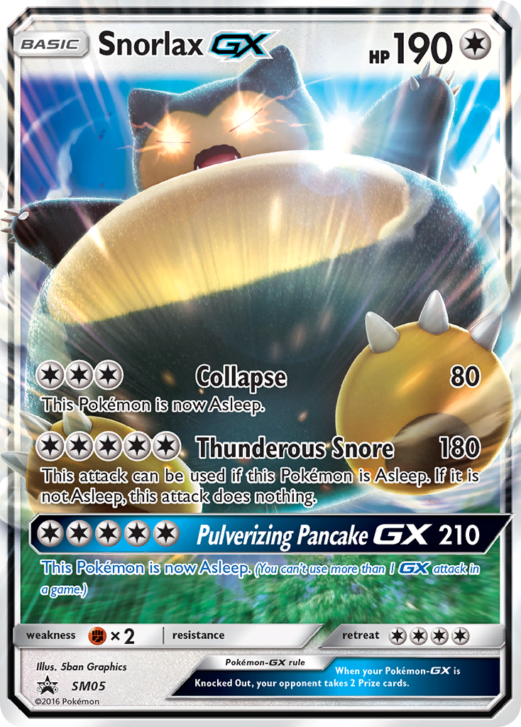 Snorlax GX (SM05) [Sun & Moon: Black Star Promos] | Arkham Games and Comics