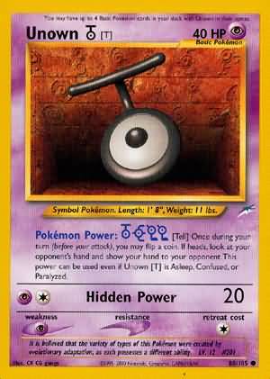 Unown [T] (88/105) [Neo Destiny Unlimited] | Arkham Games and Comics