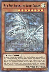 Blue-Eyes Alternative White Dragon (Green) [LDS2-EN008] Ultra Rare | Arkham Games and Comics