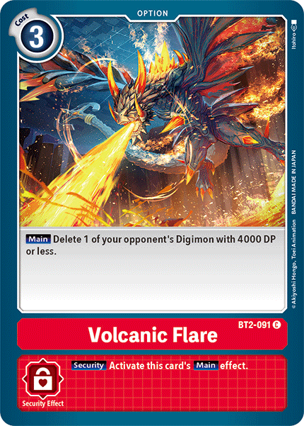 Volcanic Flare [BT2-091] [Release Special Booster Ver.1.5] | Arkham Games and Comics