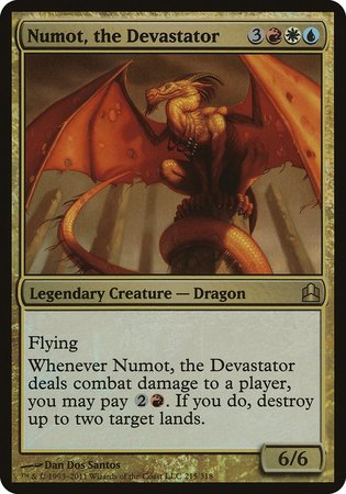 Numot, the Devastator (Oversized) [Commander 2011 Oversized] | Arkham Games and Comics