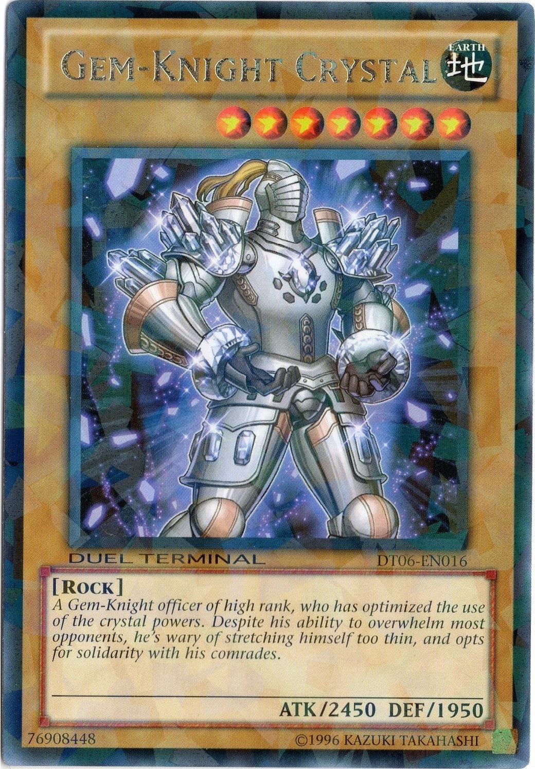 Gem-Knight Crystal [DT06-EN016] Rare | Arkham Games and Comics