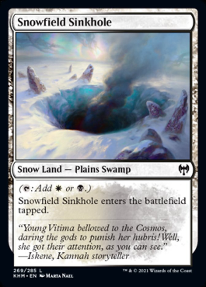 Snowfield Sinkhole [Kaldheim] | Arkham Games and Comics