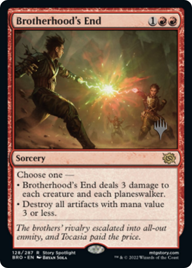 Brotherhood's End (Promo Pack) [The Brothers' War Promos] | Arkham Games and Comics