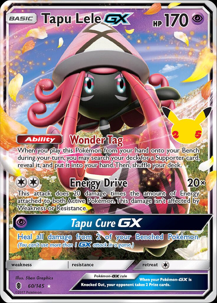 Tapu Lele GX (60/145) [Celebrations: 25th Anniversary - Classic Collection] | Arkham Games and Comics