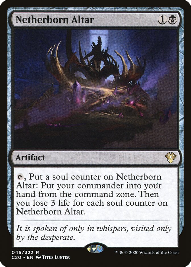 Netherborn Altar [Commander 2020] | Arkham Games and Comics