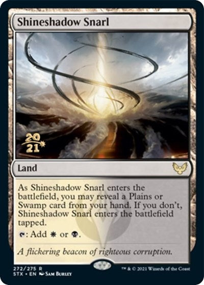 Shineshadow Snarl [Strixhaven: School of Mages Prerelease Promos] | Arkham Games and Comics