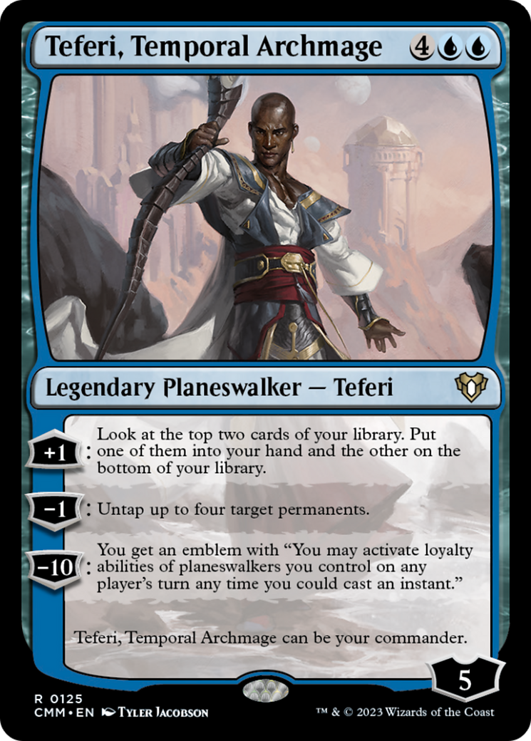 Teferi, Temporal Archmage [Commander Masters] | Arkham Games and Comics