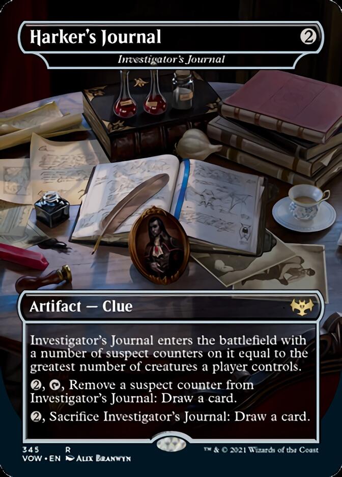 Investigator's Journal - Harker's Journal [Innistrad: Crimson Vow] | Arkham Games and Comics