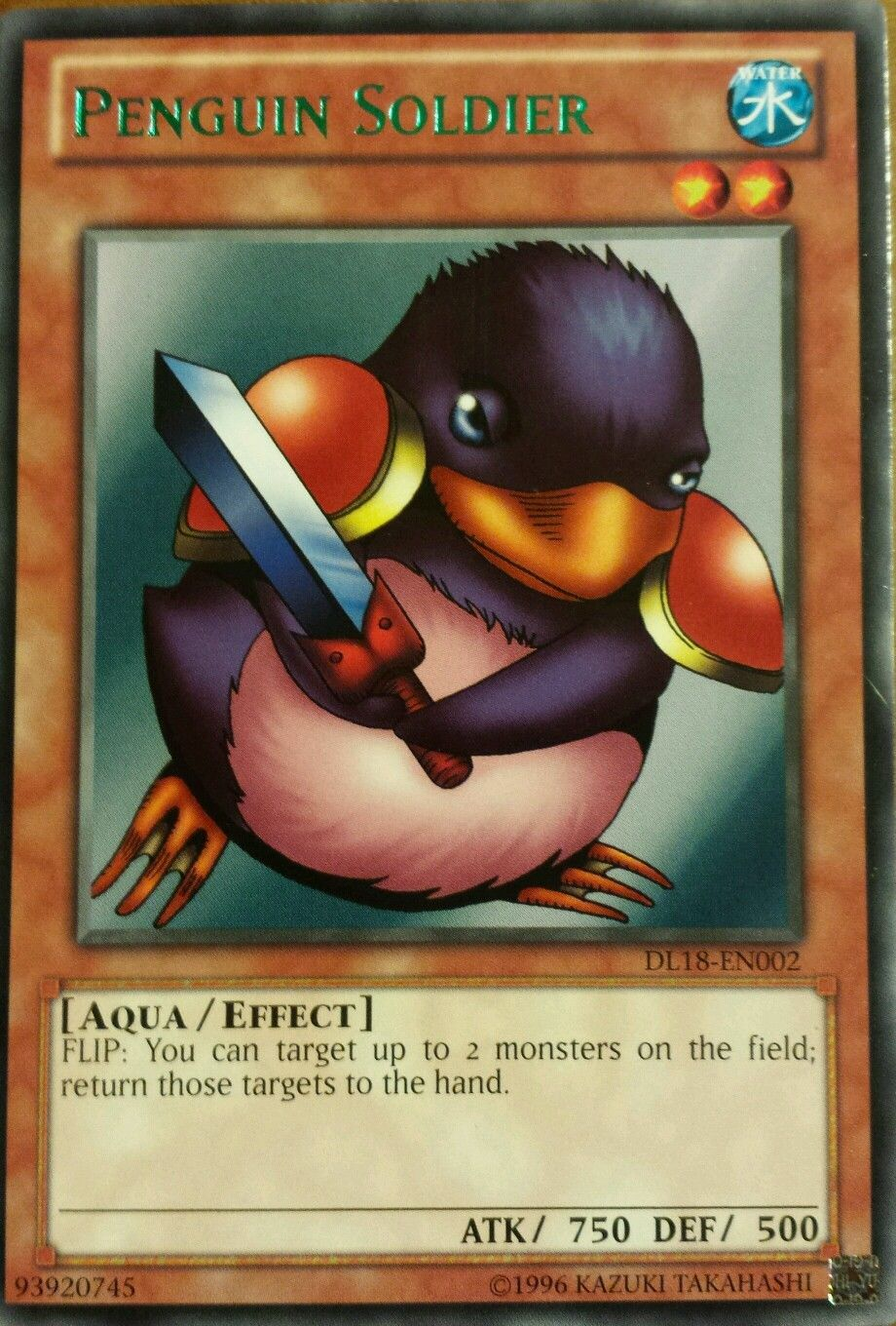 Penguin Soldier (Green - DL18) [DL18-EN002] Rare | Arkham Games and Comics
