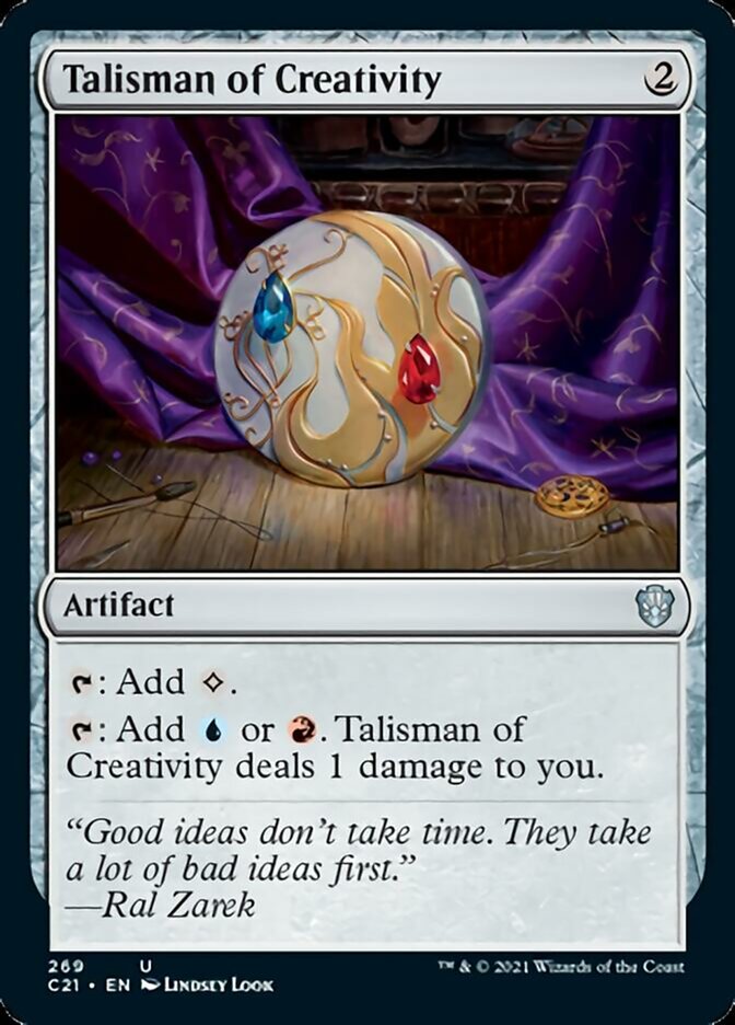 Talisman of Creativity [Commander 2021] | Arkham Games and Comics