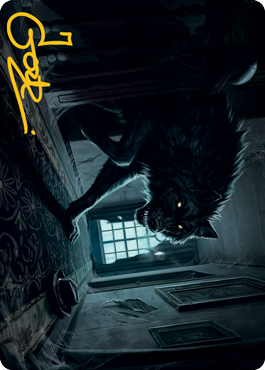Primal Adversary Art Card (Gold-Stamped Signature) [Innistrad: Midnight Hunt Art Series] | Arkham Games and Comics