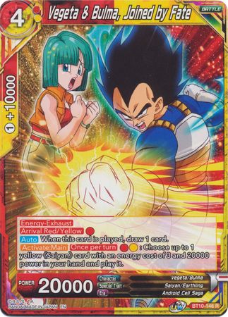 Vegeta & Bulma, Joined by Fate (BT10-146) [Rise of the Unison Warrior 2nd Edition] | Arkham Games and Comics