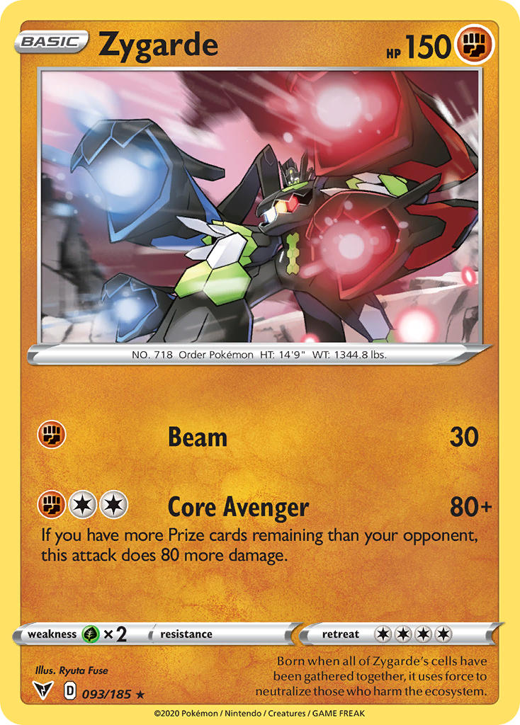 Zygarde (093/185) [Sword & Shield: Vivid Voltage] | Arkham Games and Comics