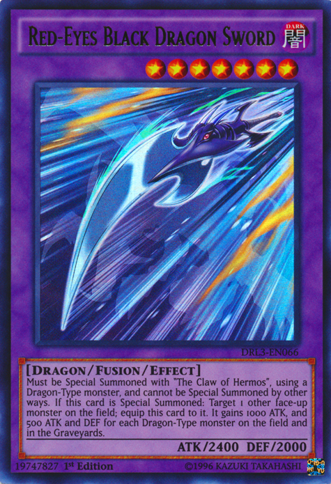 Red-Eyes Black Dragon Sword [DRL3-EN066] Ultra Rare | Arkham Games and Comics