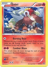 Entei (14/98) (Cosmos Holo) (Blister Exclusive) [XY: Ancient Origins] | Arkham Games and Comics