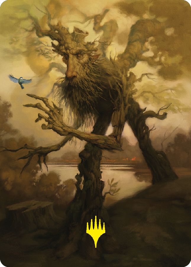 Treefolk Token Art Card (Gold-Stamped Signature) [The Lord of the Rings: Tales of Middle-earth Art Series] | Arkham Games and Comics