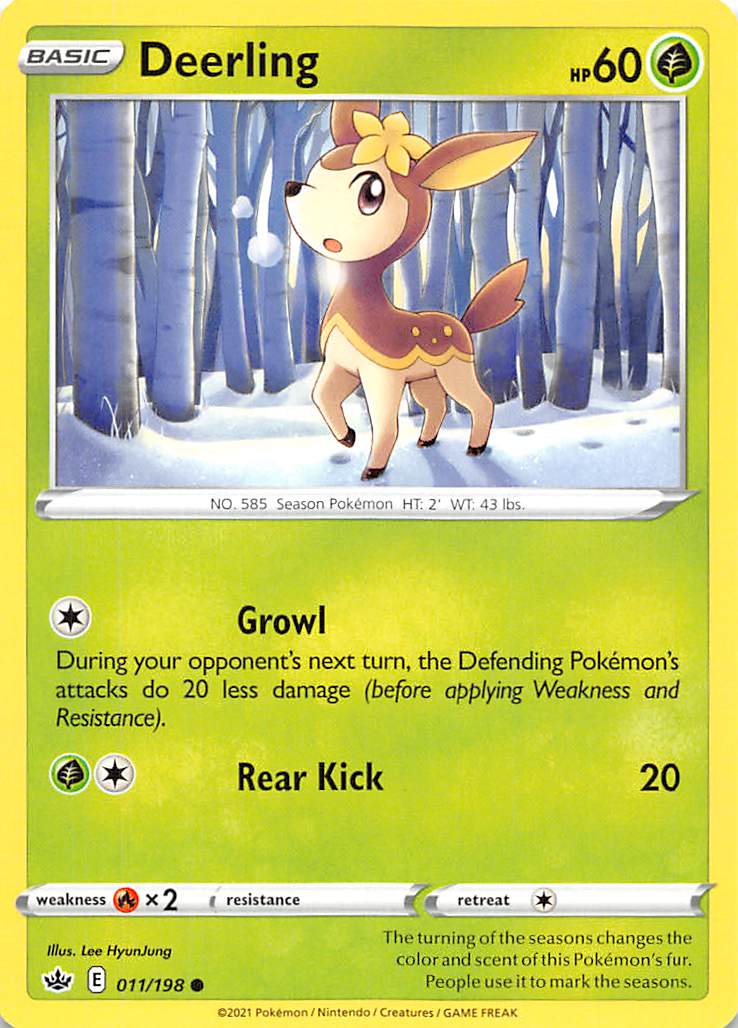 Deerling (011/198) [Sword & Shield: Chilling Reign] | Arkham Games and Comics