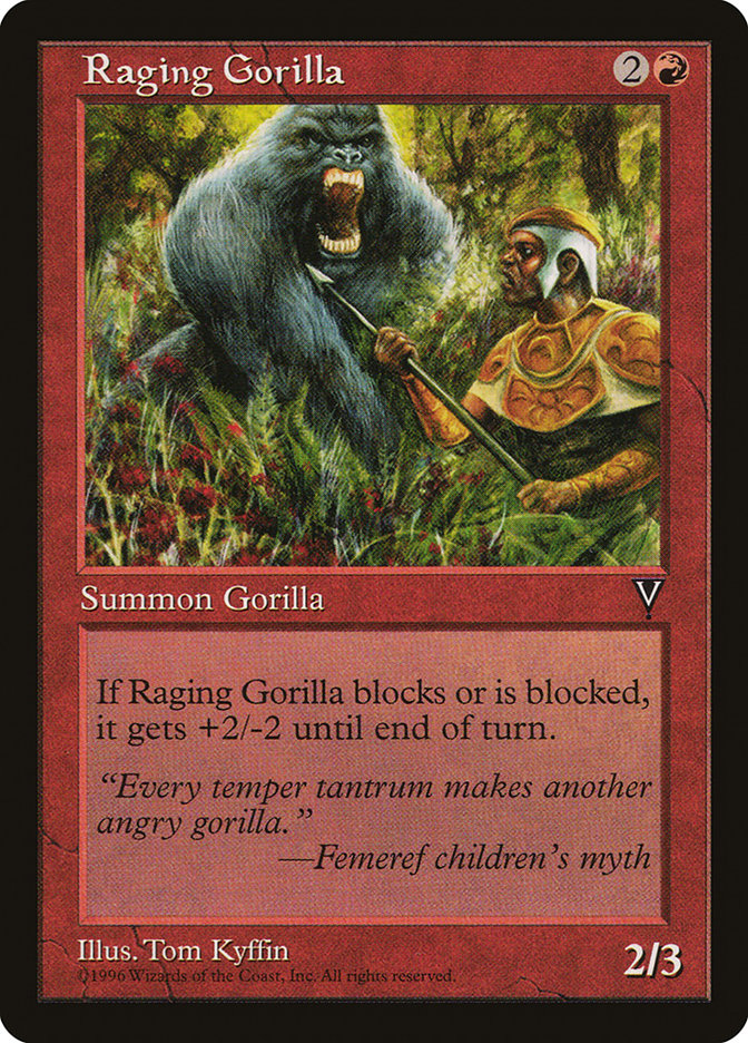 Raging Gorilla [Visions] | Arkham Games and Comics