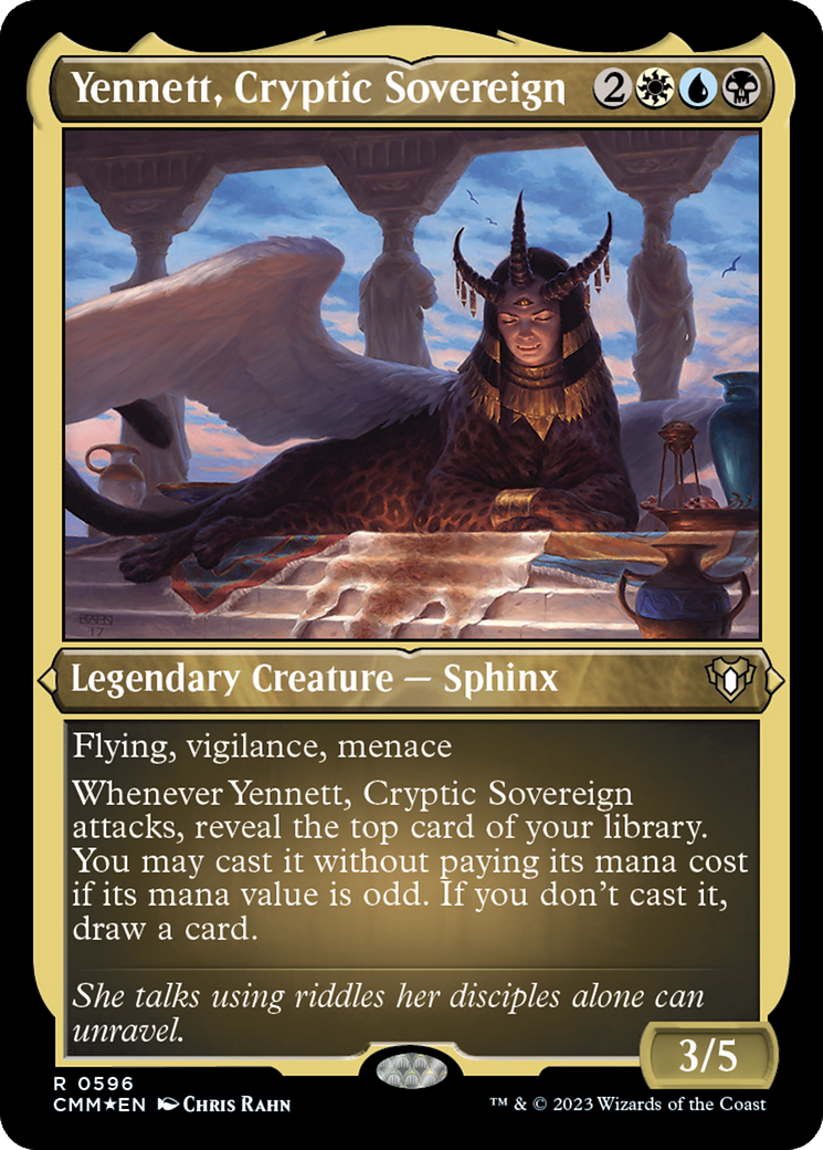 Yennett, Cryptic Sovereign (Foil Etched) [Commander Masters] | Arkham Games and Comics