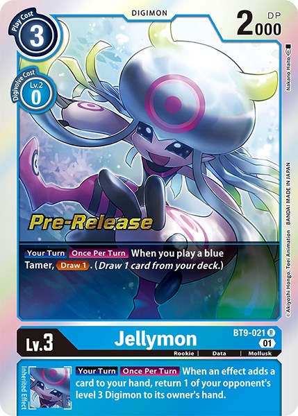 Jellymon [BT9-021] [X Record Pre-Release Promos] | Arkham Games and Comics