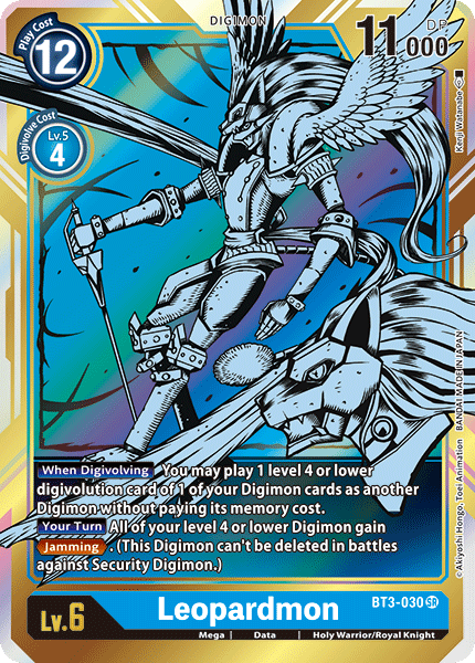 Leopardmon [BT3-030] (Alternate Art) [Release Special Booster Ver.1.0] | Arkham Games and Comics